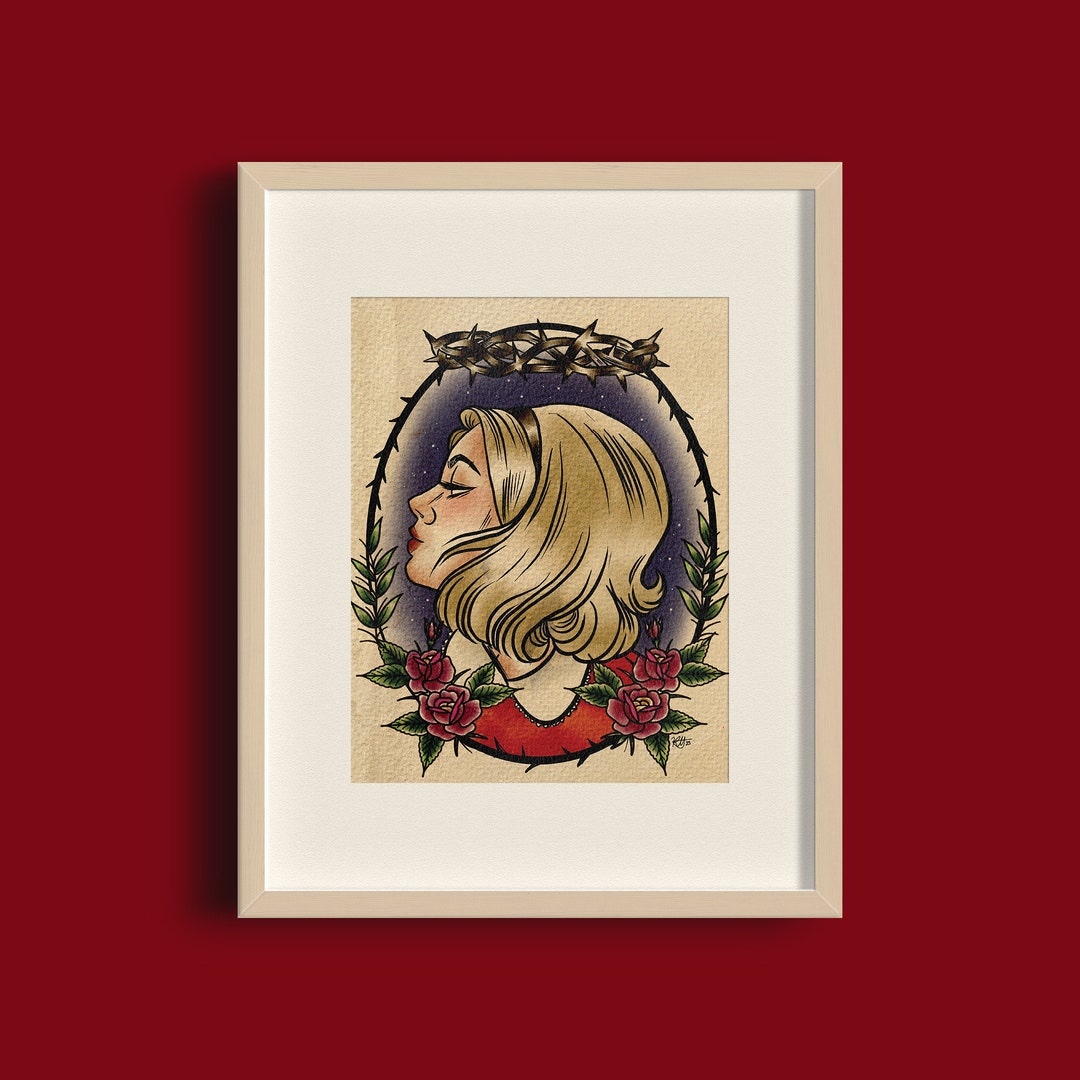 Sabrina Tattoo Print Etsy