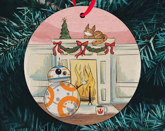 Roly Poly Droide Ornament