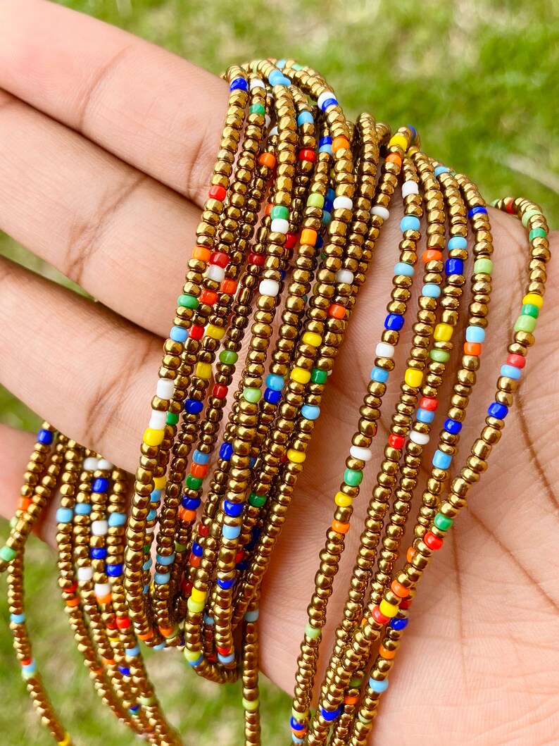 Buy 3 Get 2 Free Waist Beads With Clasp Waist Beads Waist Etsy