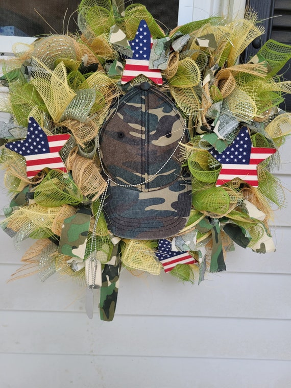 Military Themed Wreath Army Etsy