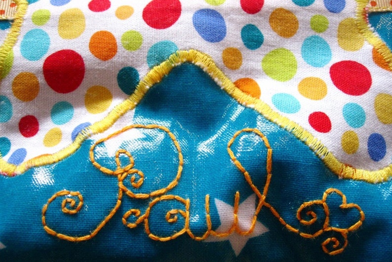 Add a name to personalize my order, hand embroidered. image 1
