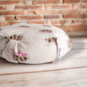 Organic Buckwheat Meditation Cushion | Yoga Cushion | Zafu