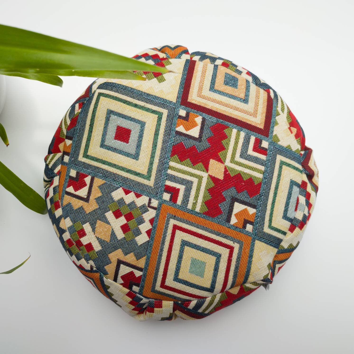 Organic Buckwheat Meditation Cushion Boho Yoga Cushion Etsy