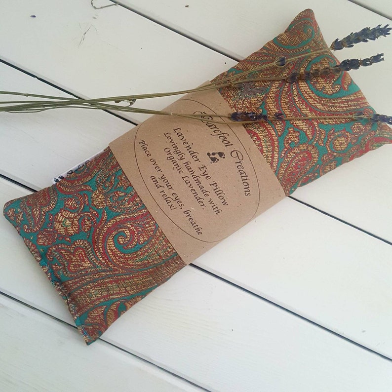 Lavender Scented Eye Pillow Relaxation Meditation Yoga Etsy