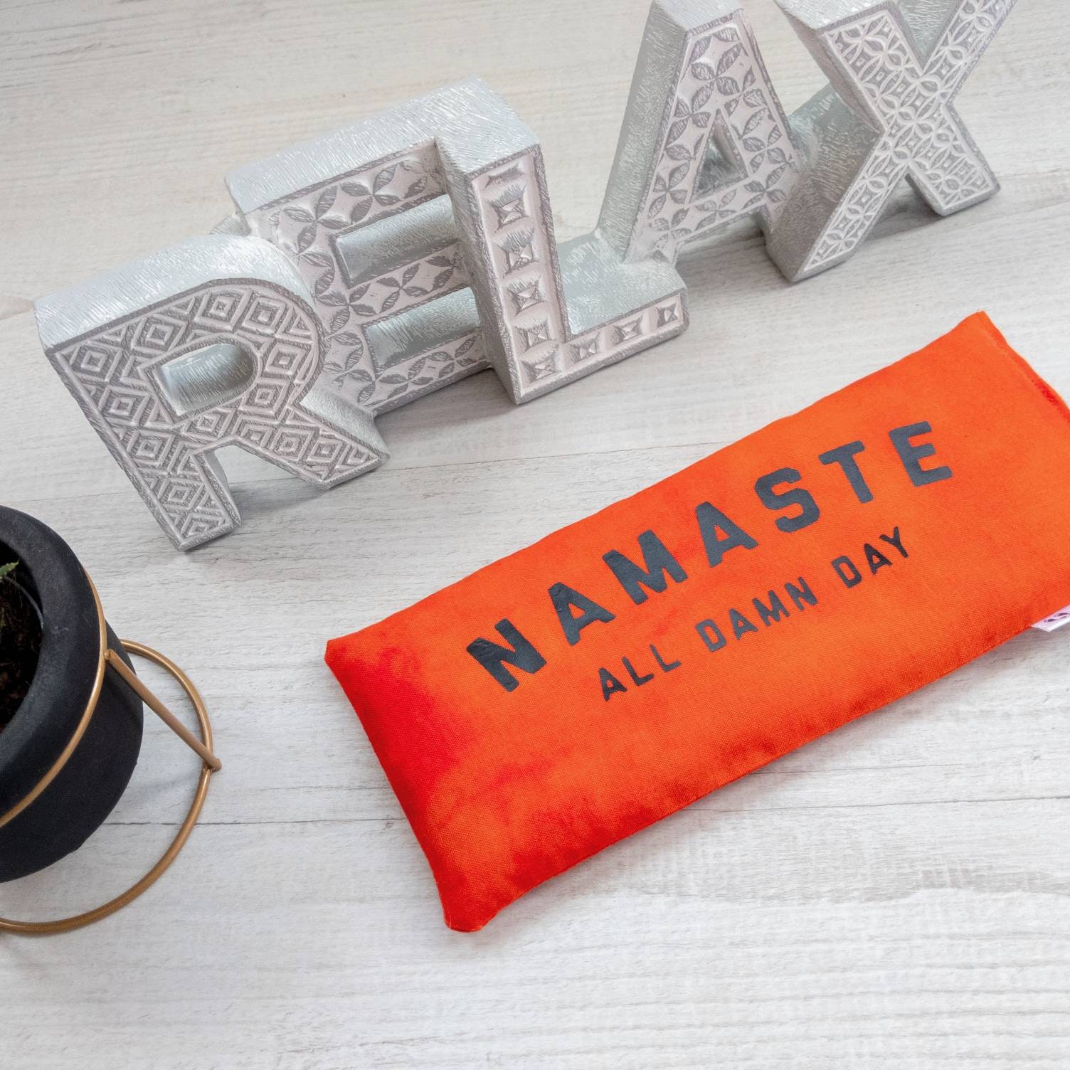 Lavender Eye Pillow Namaste All Damn Day Etsy Canada