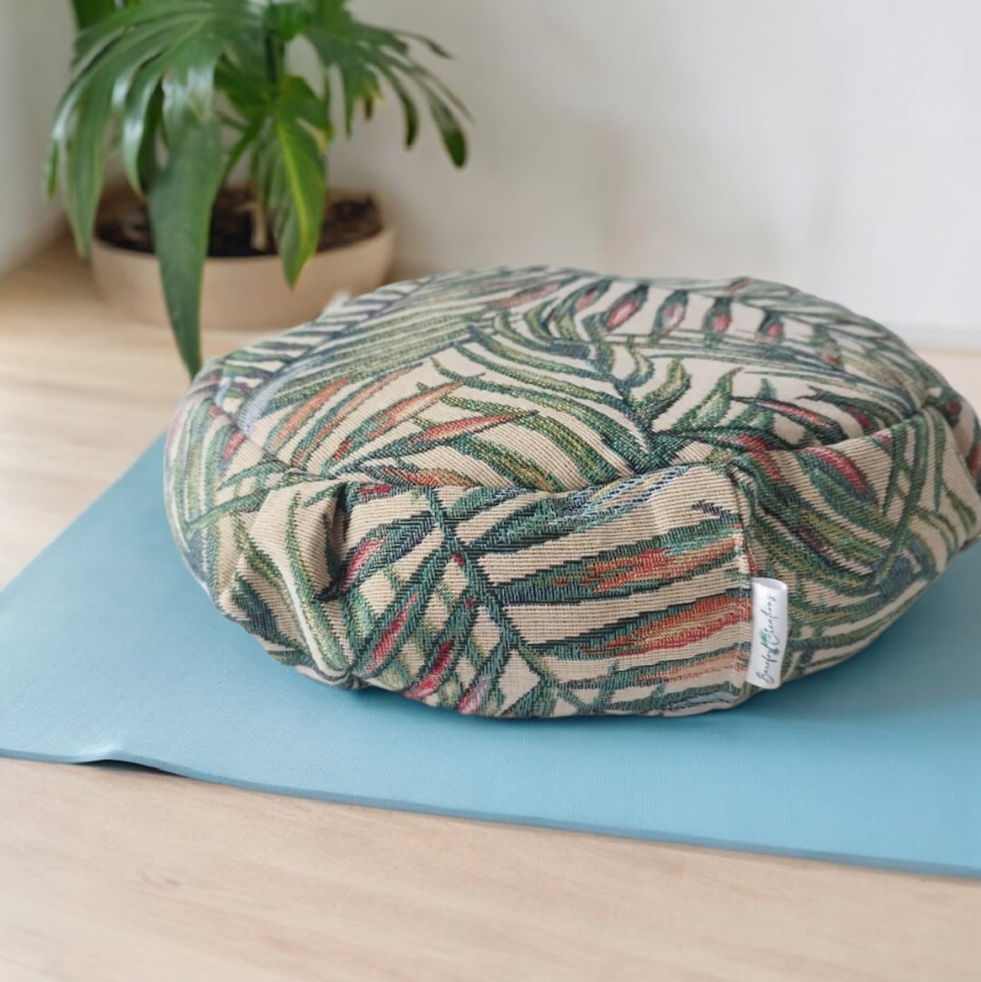Sustainable Buckwheat Meditation Cushion for Comfort