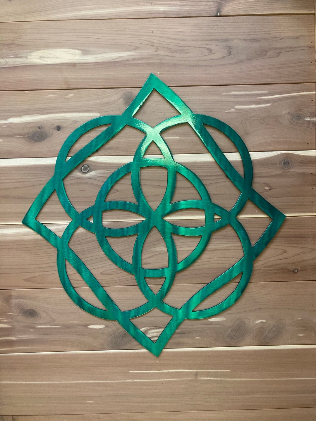 Celtic Knot Metal Wall Art Etsy