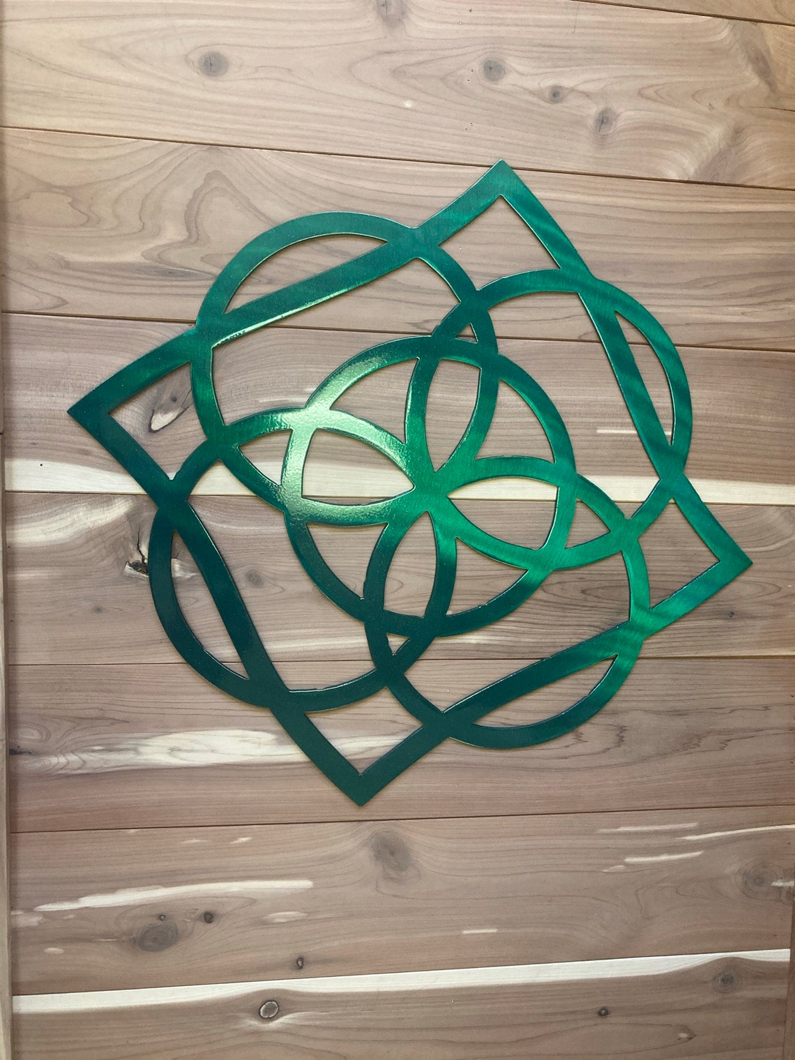 Celtic Knot Metal Wall Art Etsy