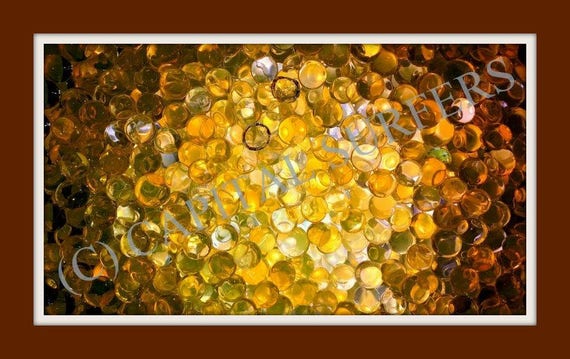 Golden Water Balls Fremantle Market, Western Australia Stock