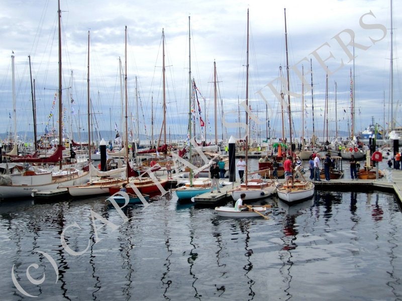 Wooden Boat Show Hobart Tasmania Stock Photo Printable Etsy UK