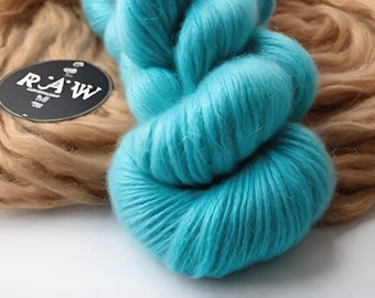 Recette de teinture turquoise véritable, 8 nuances | Colorant acide du Dharma| Palette de couleurs numérique | Solution à 1 % et mode d'emploi | Apprendre à teindre laine Laine Soie Nylon