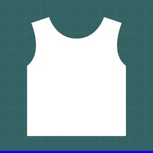 Nassfilzweste Crop Top wider Vorlage | Frau XS bis XL | Großformatiger Druck mit Ausschneidemuster | Auf YouTube ansehen | Bekleidung | Tank-Top