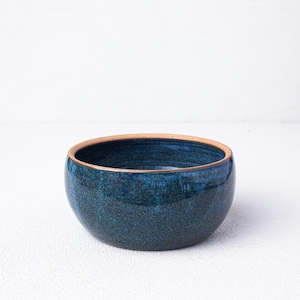 Offshore Blue 6” Cereal Bowl - handmade ice cream bowl - grain bowl - pottery noodle bowl - Salt of the Earth NC Pottery