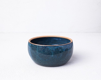 Offshore Blue 6” Cereal Bowl - handmade ice cream bowl - grain bowl - pottery noodle bowl - Salt of the Earth NC Pottery