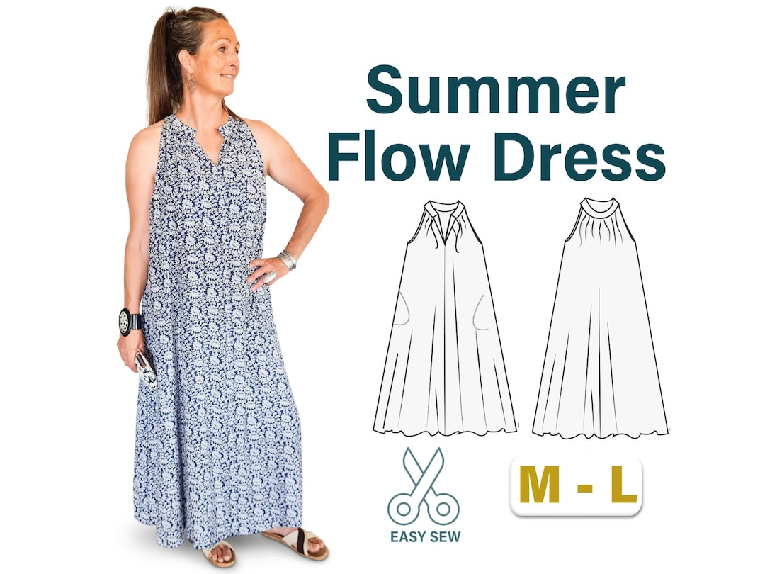 bohemian maxi dress sewing pattern Boho Maxi Dress Sewing Pattern,chloe Dress,boho Dress,sundress Pattern, Straps Dress,maxi Dress,a4 AO US, XS-4XL