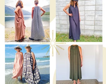 bohemian maxi dress sewing pattern Tiered Maxi Dress Sewing Pattern