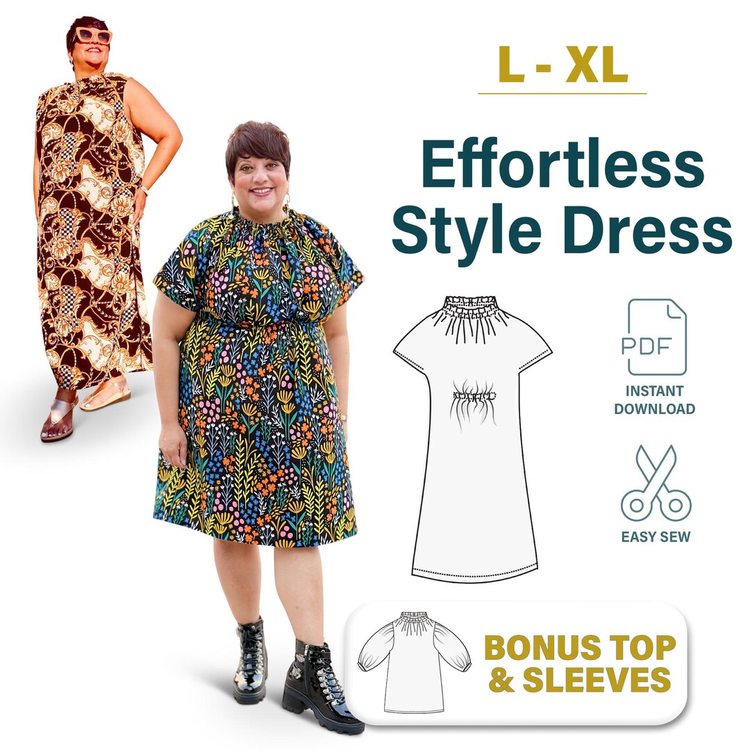 Cute Classy Dress Pattern Plus High Neck Blouse Pattern Cocktail 