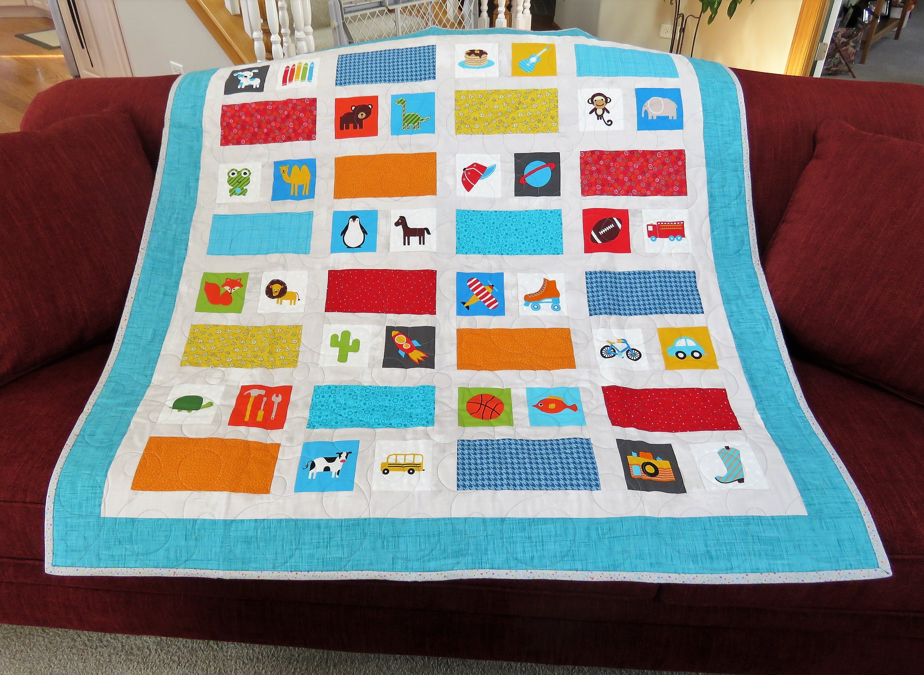 I spy baby quilt hot sale