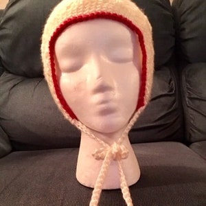 Crochet earflap hat, Winter hat, Handmade hat, Gift for her