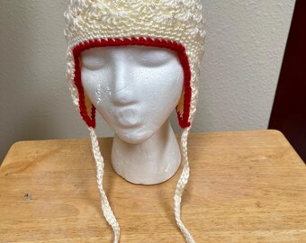 Crochet earflap hat, Winter hat, Handmade hat, Gift for her
