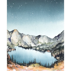 Steamboat - Archival print of painting of Steamboat Springs, CO