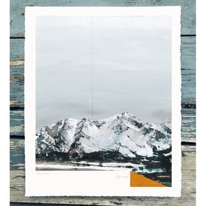 Jackson - Archival print of original painting of Jackson Hole, WY