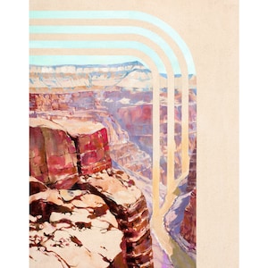 Toroweap - Archival print of painting of Grand Canyon's Toroweap Overlook