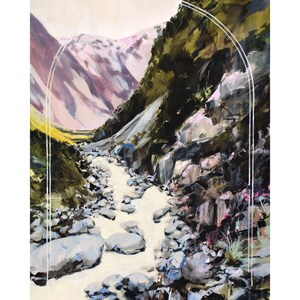 How Decadent You Are - Archival print of painting of Aoraki/Mt Cook in New Zealand