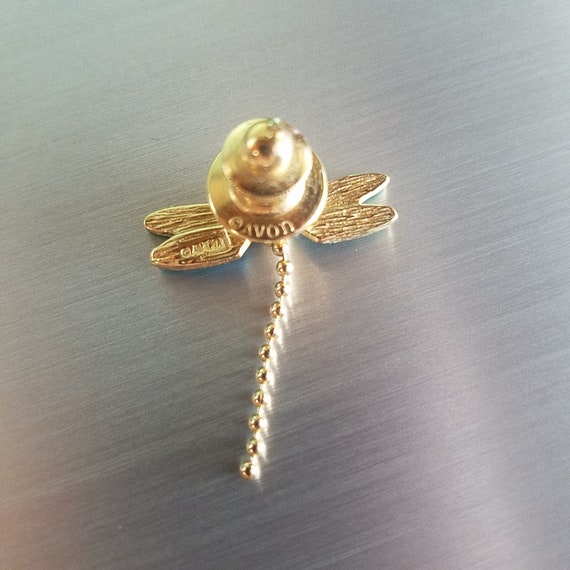 Vintage Avon Dragonfly Pin - image 3
