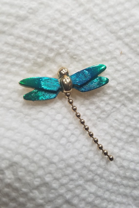 Vintage Avon Dragonfly Pin - image 4