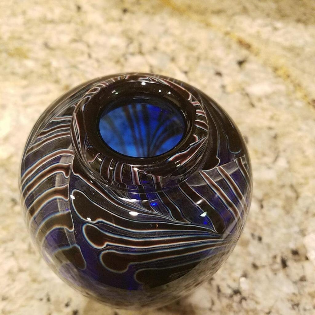 Vintage James Clarke Vase 1983 Signed - Etsy