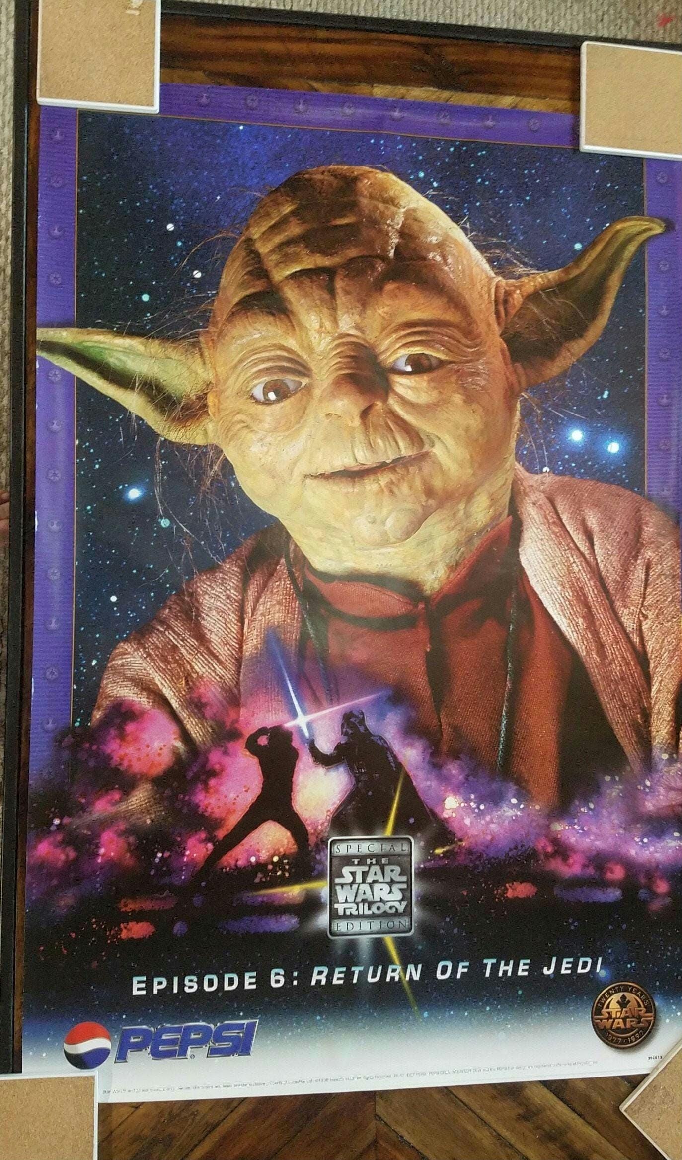 1996 Vintage Pepsi the Star Wars Trilogy Special Edition Posters