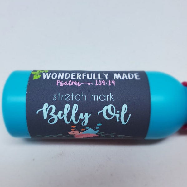 Stretch Mark Oil | Pregnancy Belly Oil | Gift for expecting mothers | Organic Natural Stretch Mark Prevention Reducer | Mom to be must have