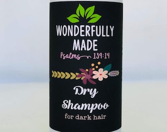 Dry Shampoo Powder / Organic / Natural Dry Shampoo / Brown / Brunette / Blonde / Powder Shampoo / Powder / Dark Hair / Light Hair  self care