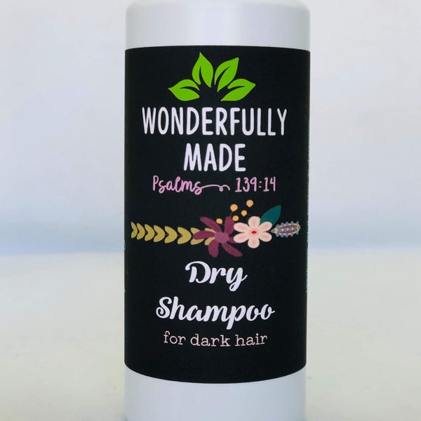 Dry Shampoo Powder / Organic / Natural Dry Shampoo / Brown / Brunette / Blonde / Powder Shampoo / Powder / Dark Hair / Light Hair  self care