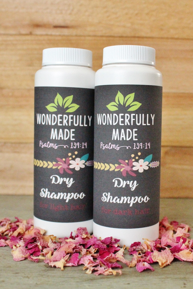 Dry Shampoo Powder / Organic / Natural Dry Shampoo / Brown / Brunette / Blonde / Powder Shampoo / Powder / Dark Hair / Light Hair self care image 3