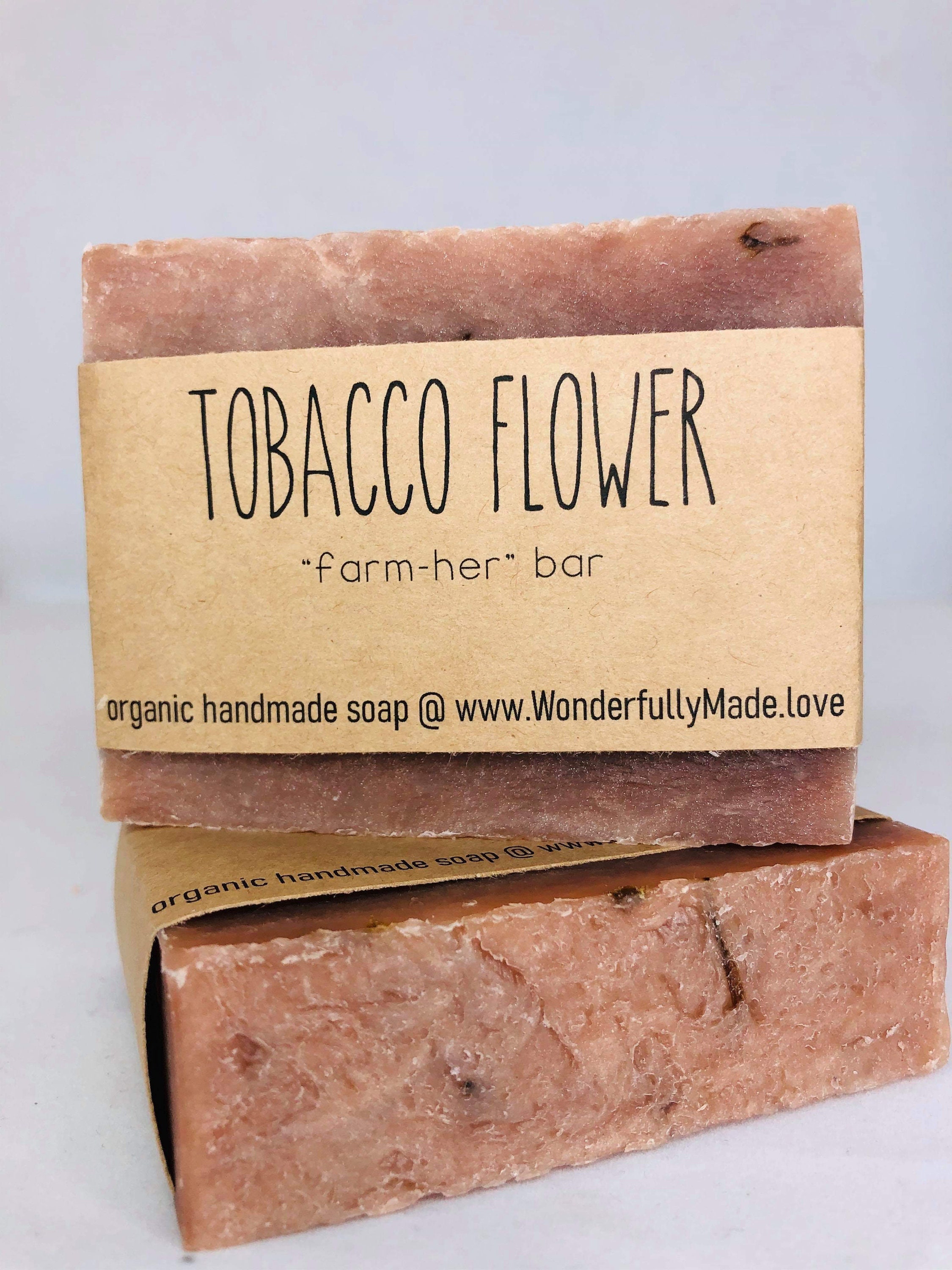 Tobacco Flower Soap Vegan Luxury Soap Bar Natural Etsy