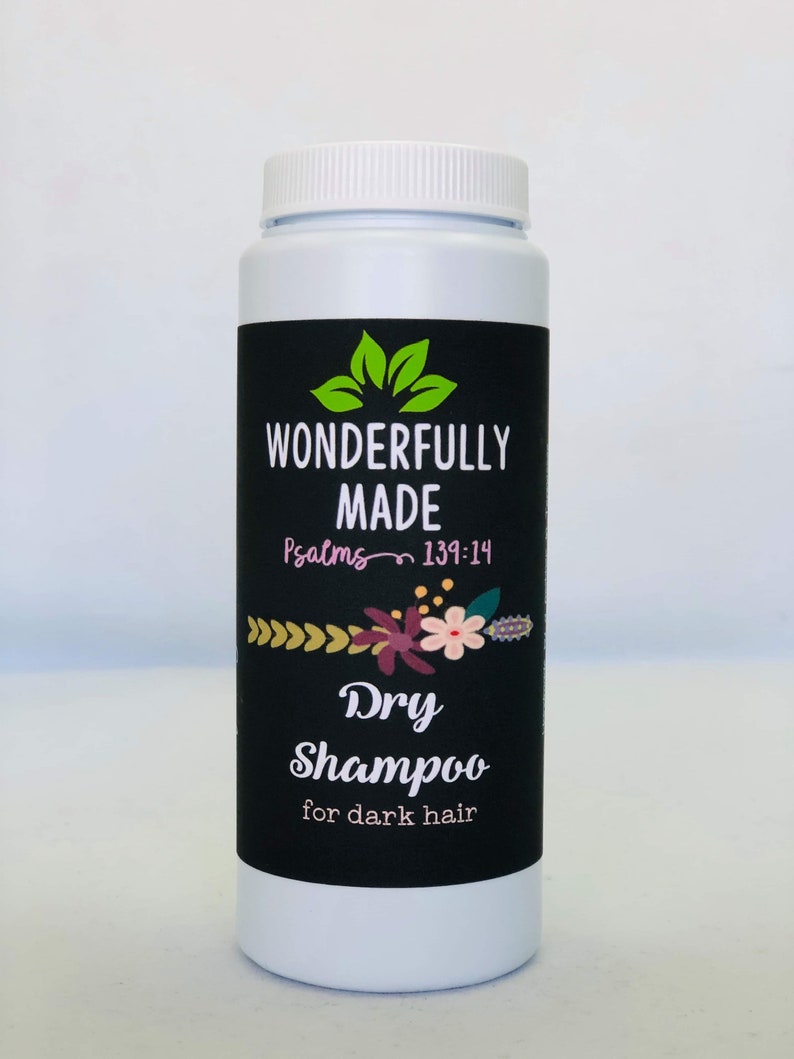 Dry Shampoo Powder / Organic / Natural Dry Shampoo / Brown / Etsy