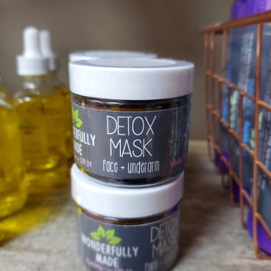 Detox Mask | Face Cleansing | Detox your pits | Face Mask | Pit Paste | Bentonite Clay | armpits | Underarm | Natural Deodorant | self care