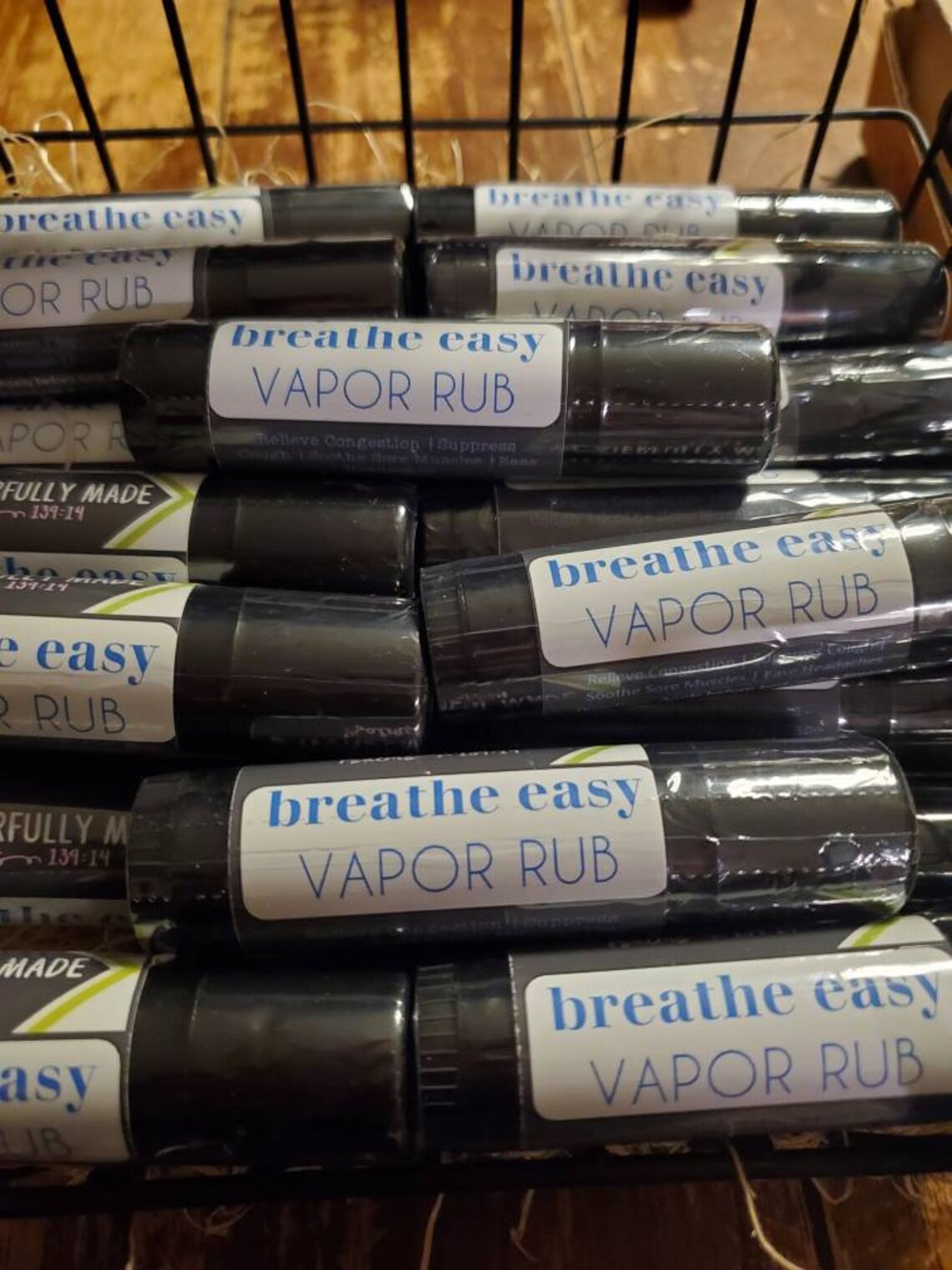 Breathe Easy Vapor Rub Stick Essential Oil Salve Clear Etsy