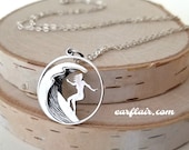 Surfer Girl Necklace Wave Necklace Surfing Gift Ocean Lover Gift Surfer Charm Unique Gifts Beach Lover Gift Surfer Jewelry N129