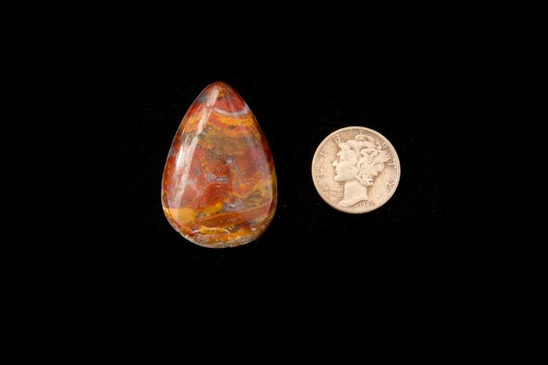 Alpine Moss Agate Cabochon from Texas