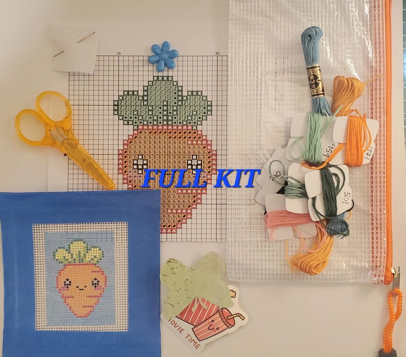 Nybörjar NÅLSTICKSIT, Målad Duksats, "Lose My Mind" Rolig, Modern Nålstics DIY, Hantverkspresent bild 4