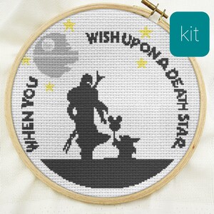 cross stitch kit beginner, DIY counted cross stitch kits