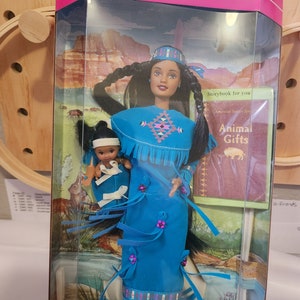 Vintage Barbie doll American indian unopened
