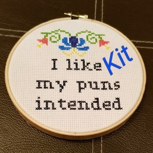 diy modern cross stitch kit, subversive cross stitch, fun and easy beginner stitch kit, funny Easter spring decor or Mother&#39;s day gift