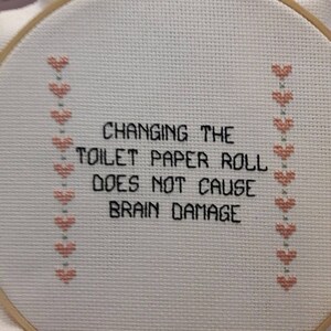 beginner Cross stitch pattern, bathroom cross stitch, Subversive cross stitch, funny cross stitch pattern, easy modern cross stitch pattern