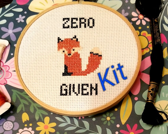 Zero Fox Given Counted Cross Stitch Kit