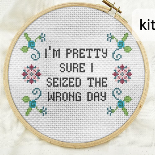 Cross Stitch Kit Beginner DIY Counted Cross Stitch Kits Etsy