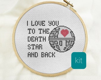 Valentines day gift wall decor, diy cross stitch